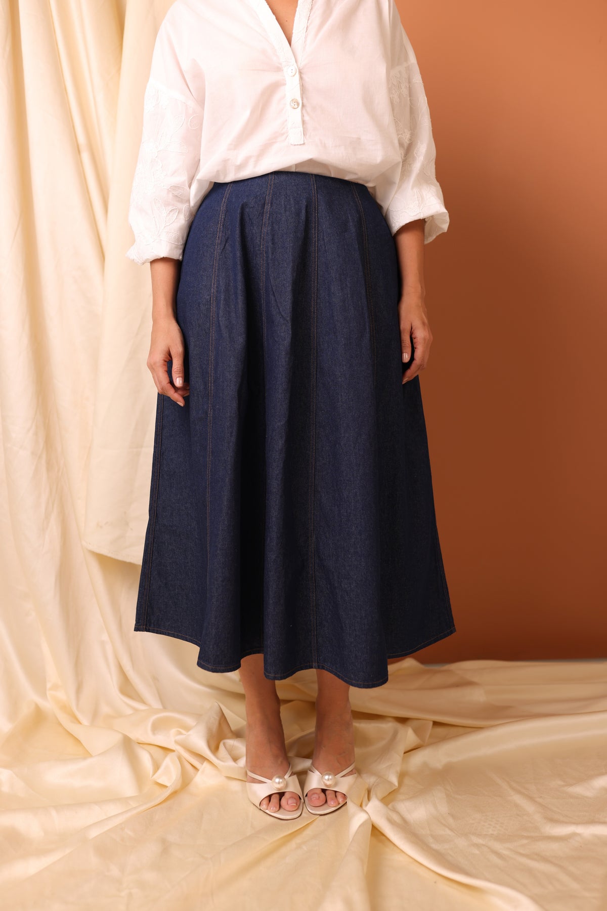 SOPHIA SKIRT IN DENIM