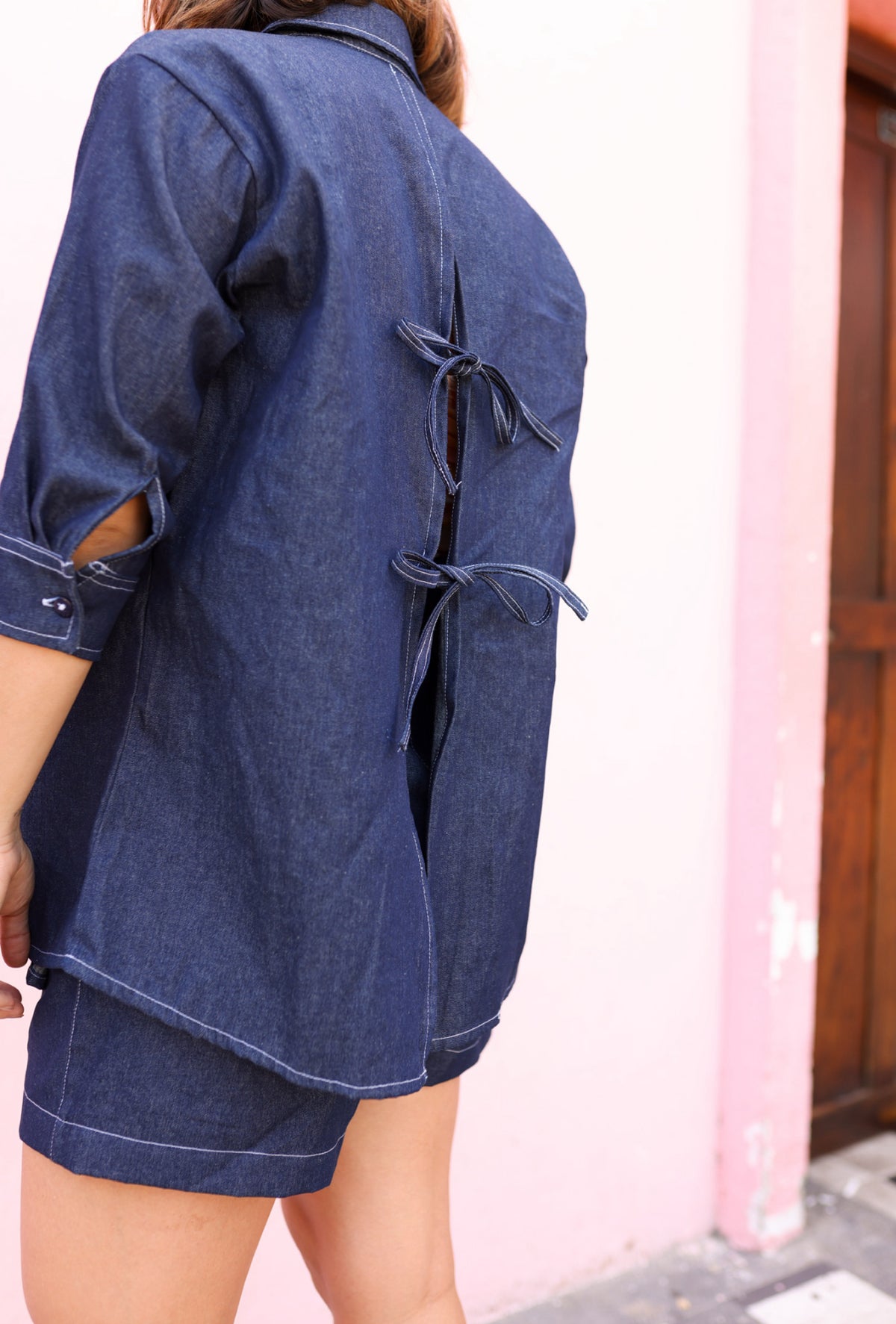 MACA TOP IN DENIM